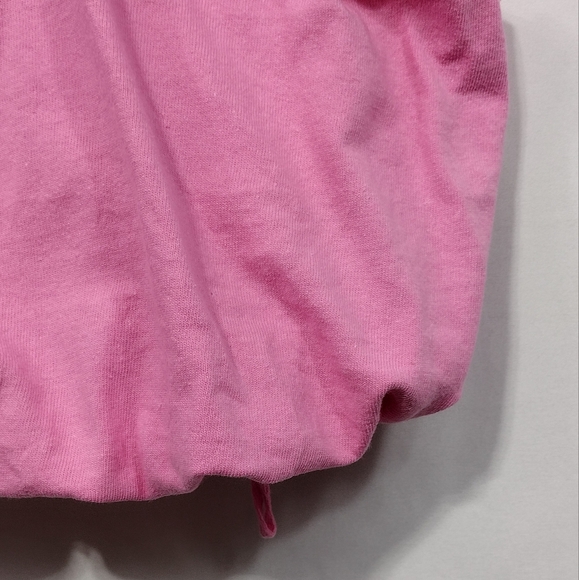 Free People Ruffle Cropped Tank Top Women's XS Pink Barbiecore Retro Casual - Picture 3 of 6